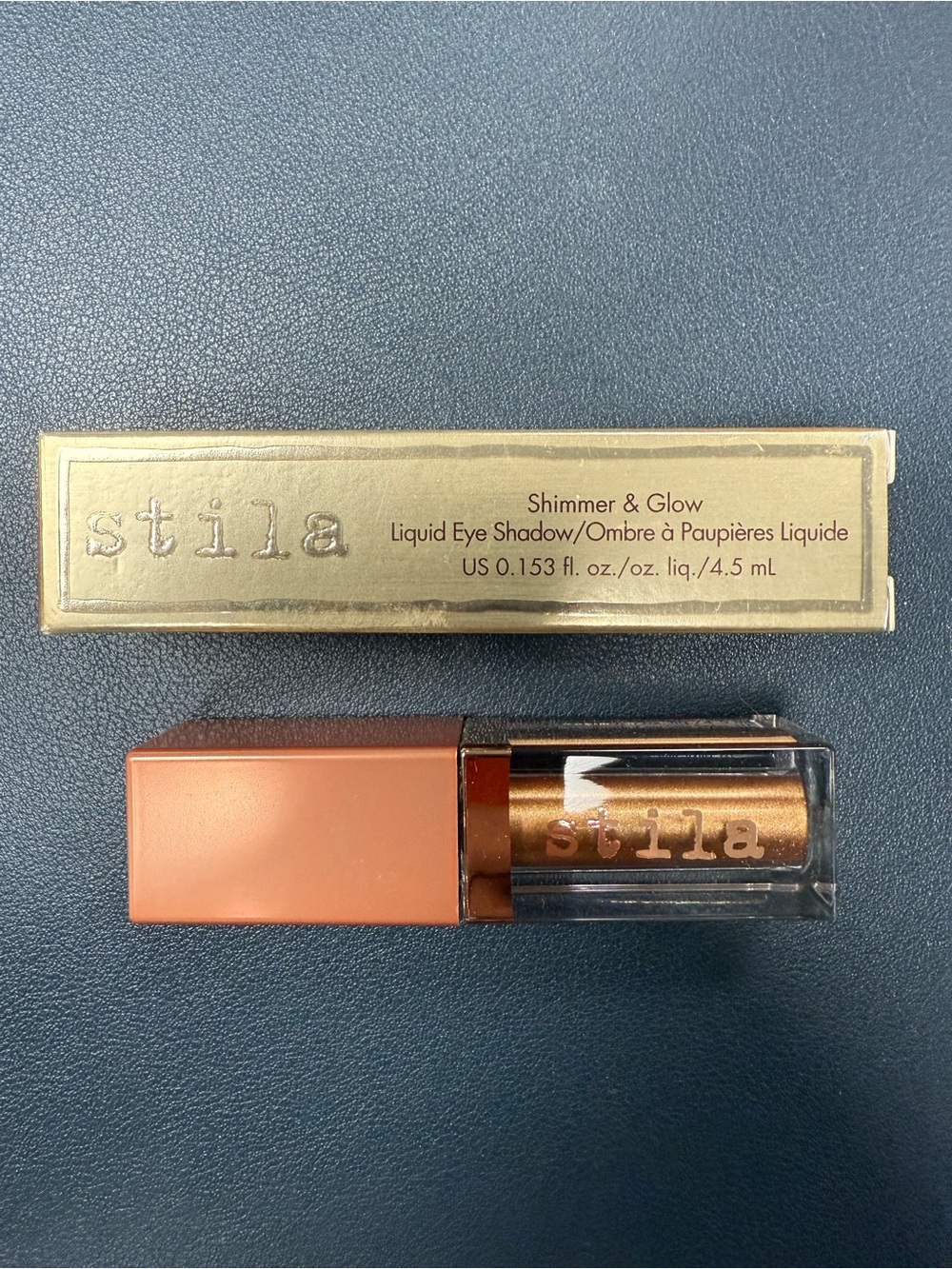 Stila Shimmer & Glow Liquid Eye Shadow — Courageous Warm Copper Gold